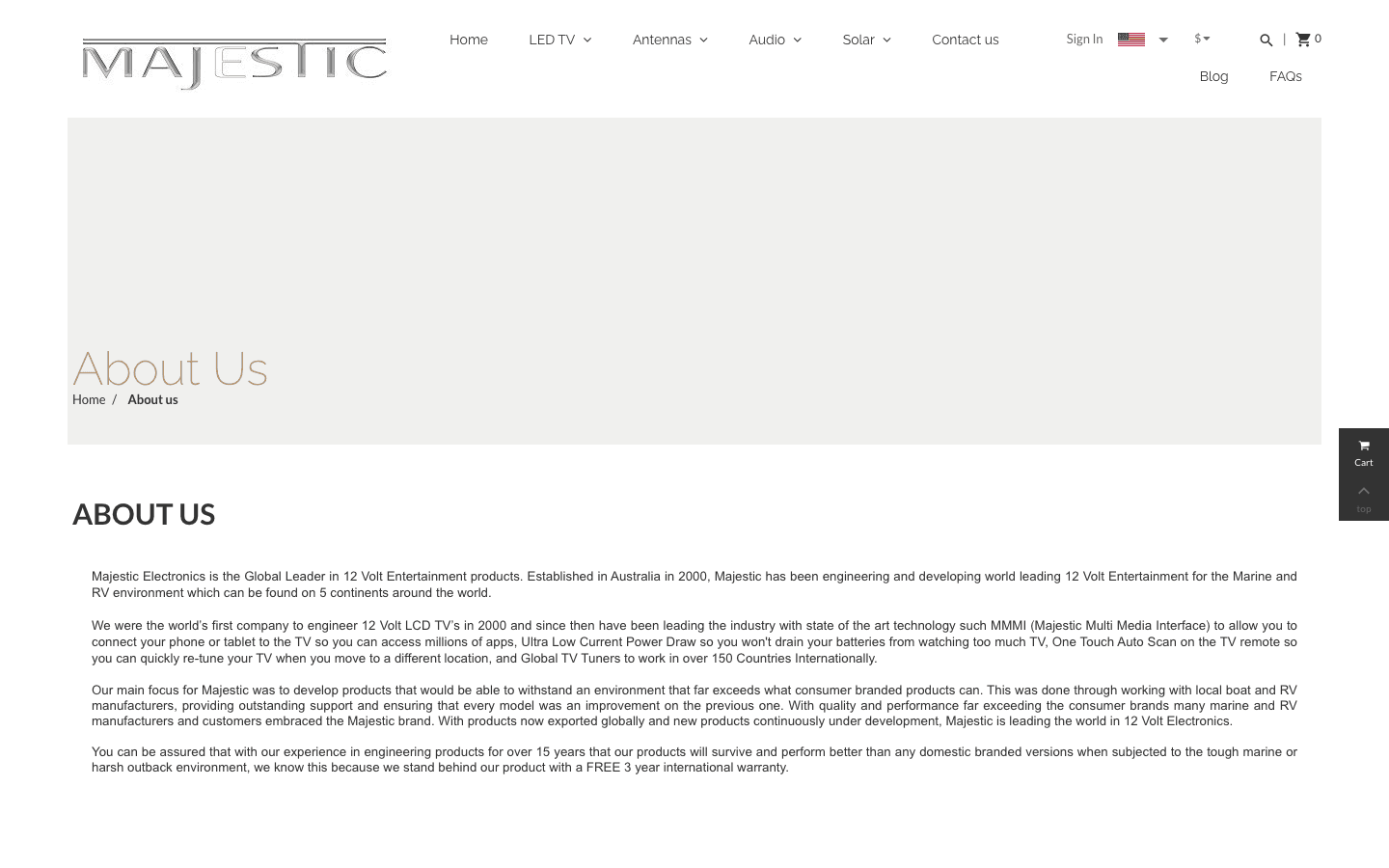 majesticelectronics.us — 4